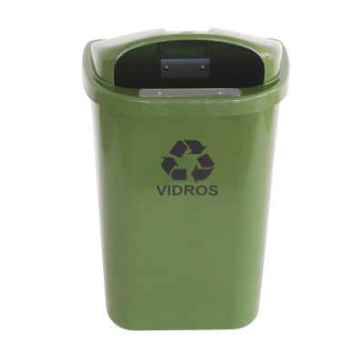 CESTO INDIVIDUAL PARA COLETA SELETIVA DE 50 L(SEM POSTE)